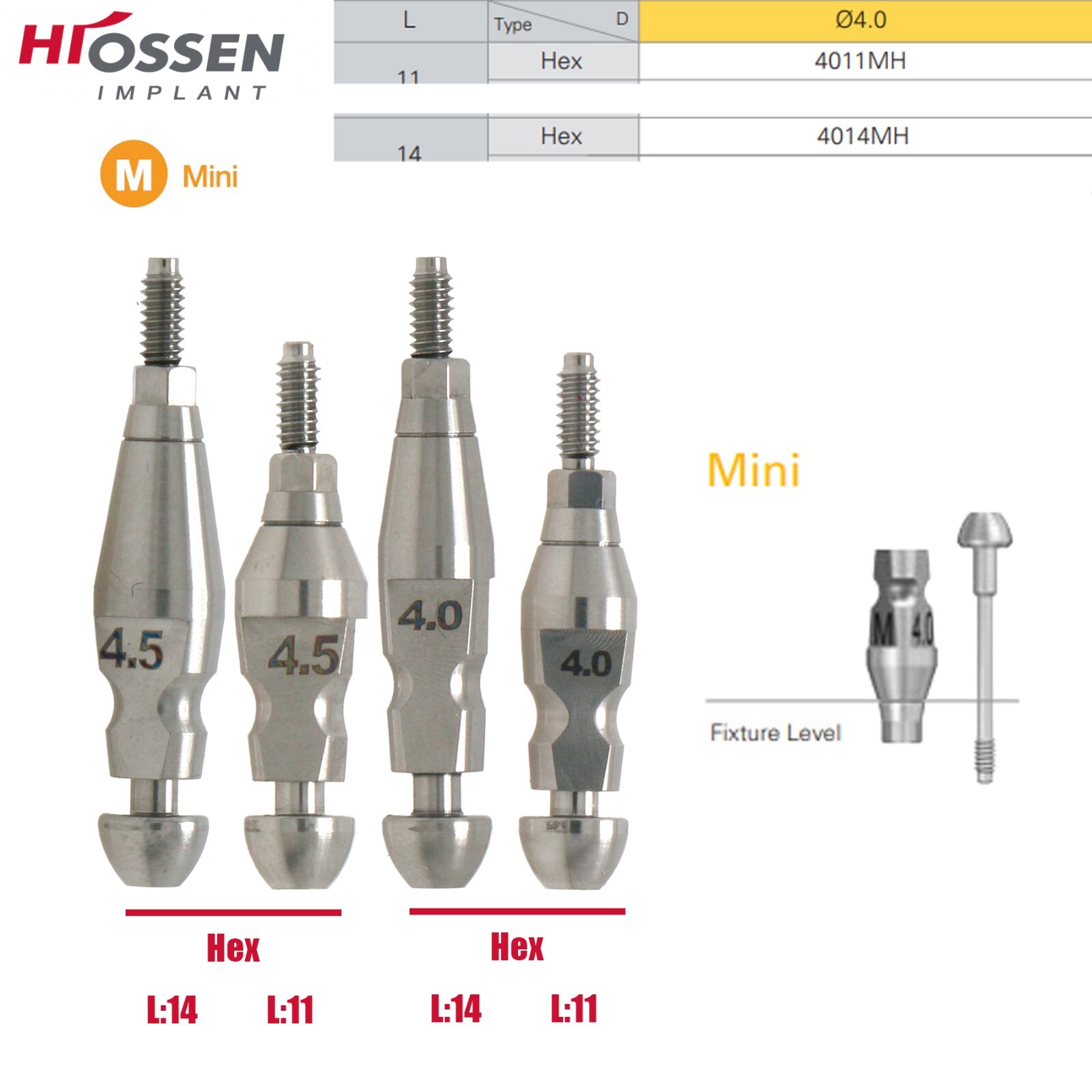 US ET lmplant lmpression Coping Analog Regular Mini Open Closed Tray Fit Hiossen