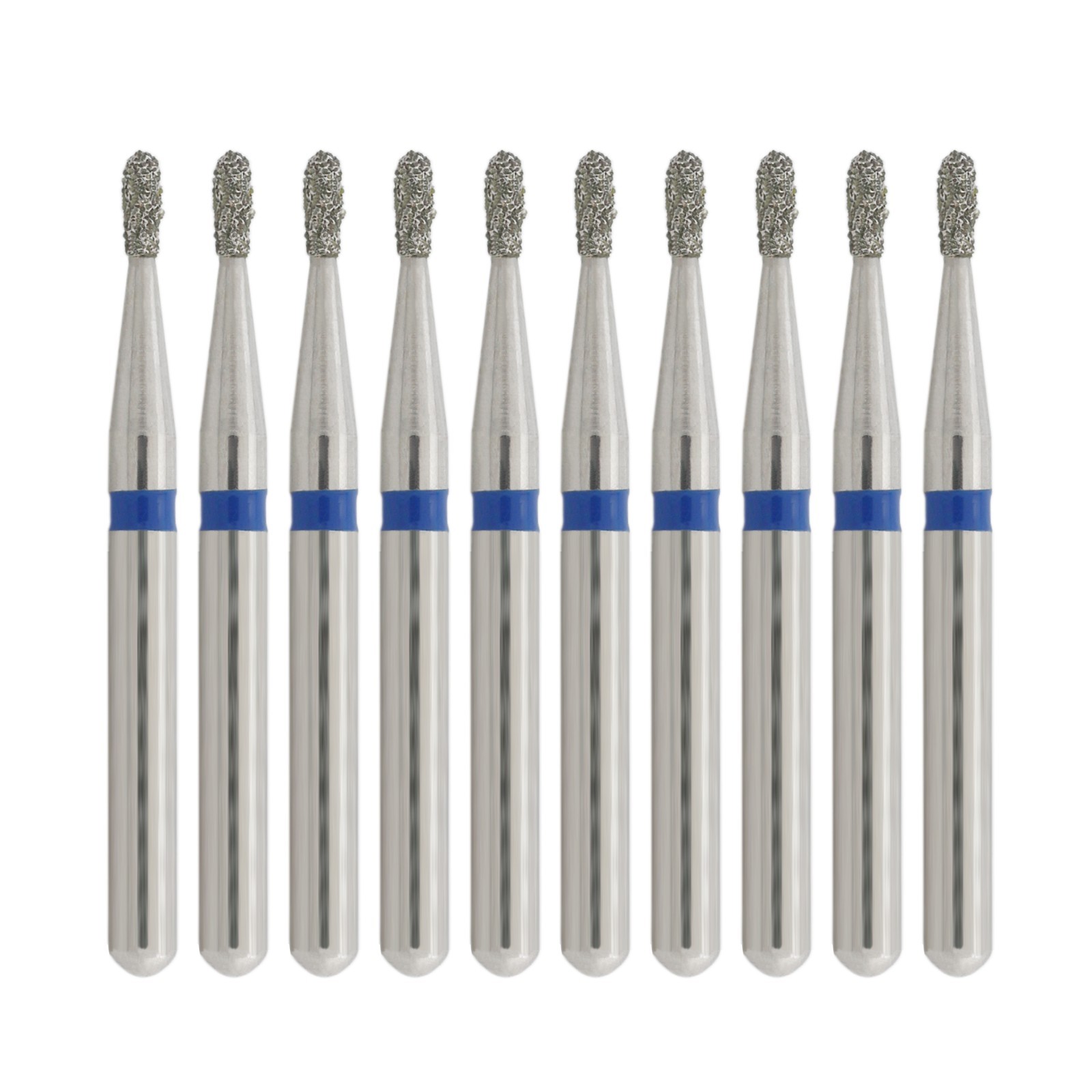 Multi-Use Dental Diamond Burs D245 FG 830/008M Medium Grit Pear High Speed