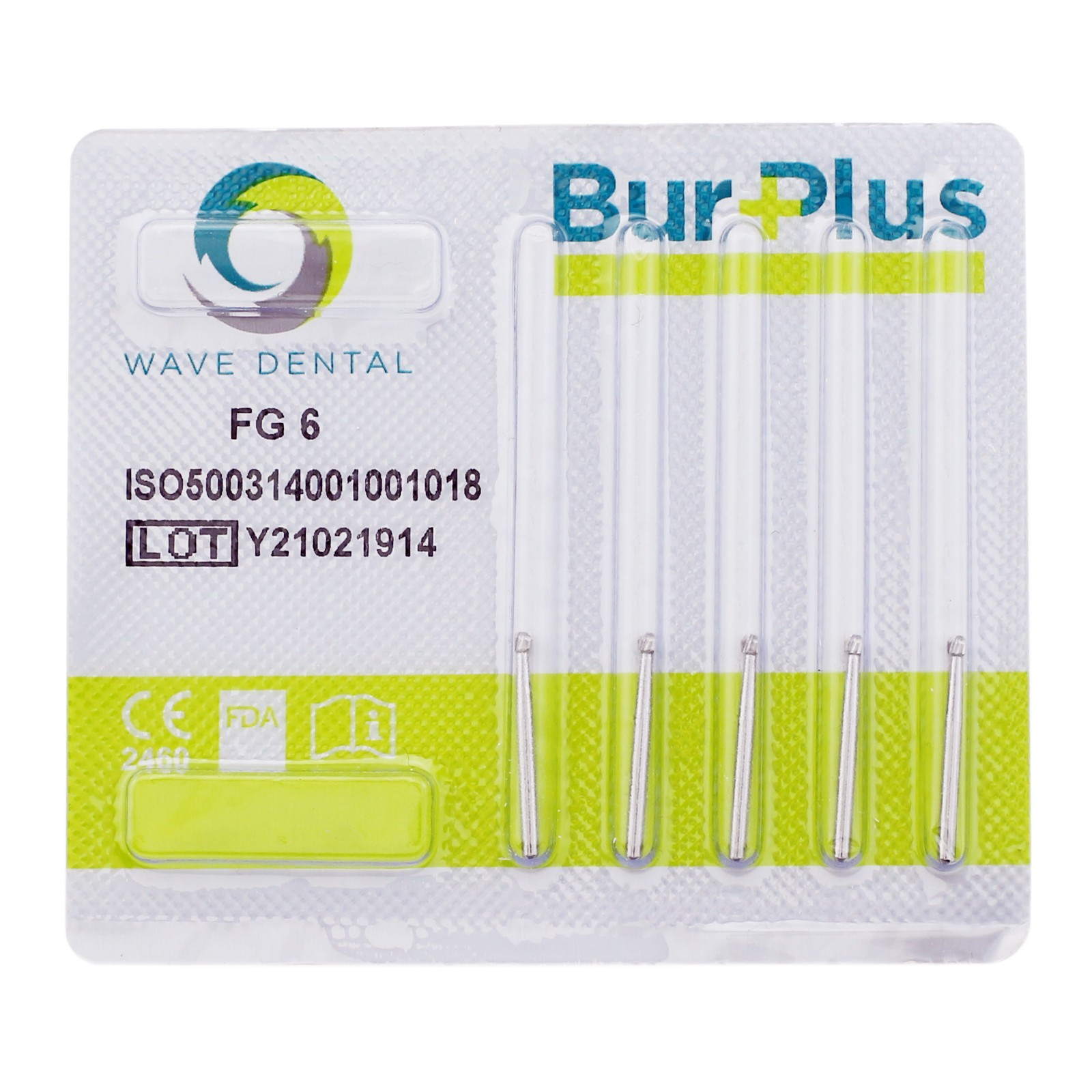 Wave Dental Carbide Burs Friction Grip FG 19mm FGOS Surgical 25mm Ball Pear 330