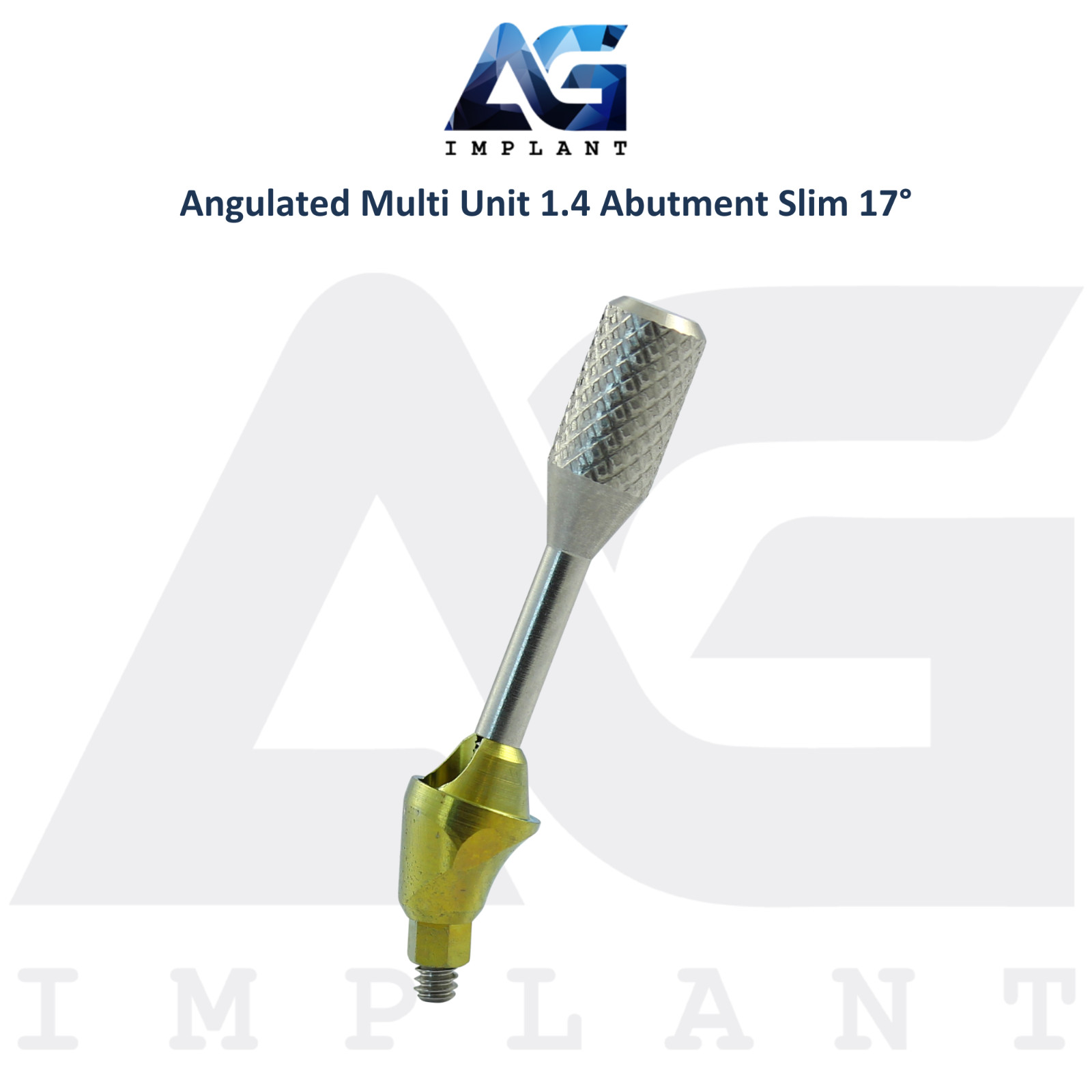 10 Angulated Multi Unit 1.4mm Prosthetic 17° Slim Platform Int Hex 2.0mm System