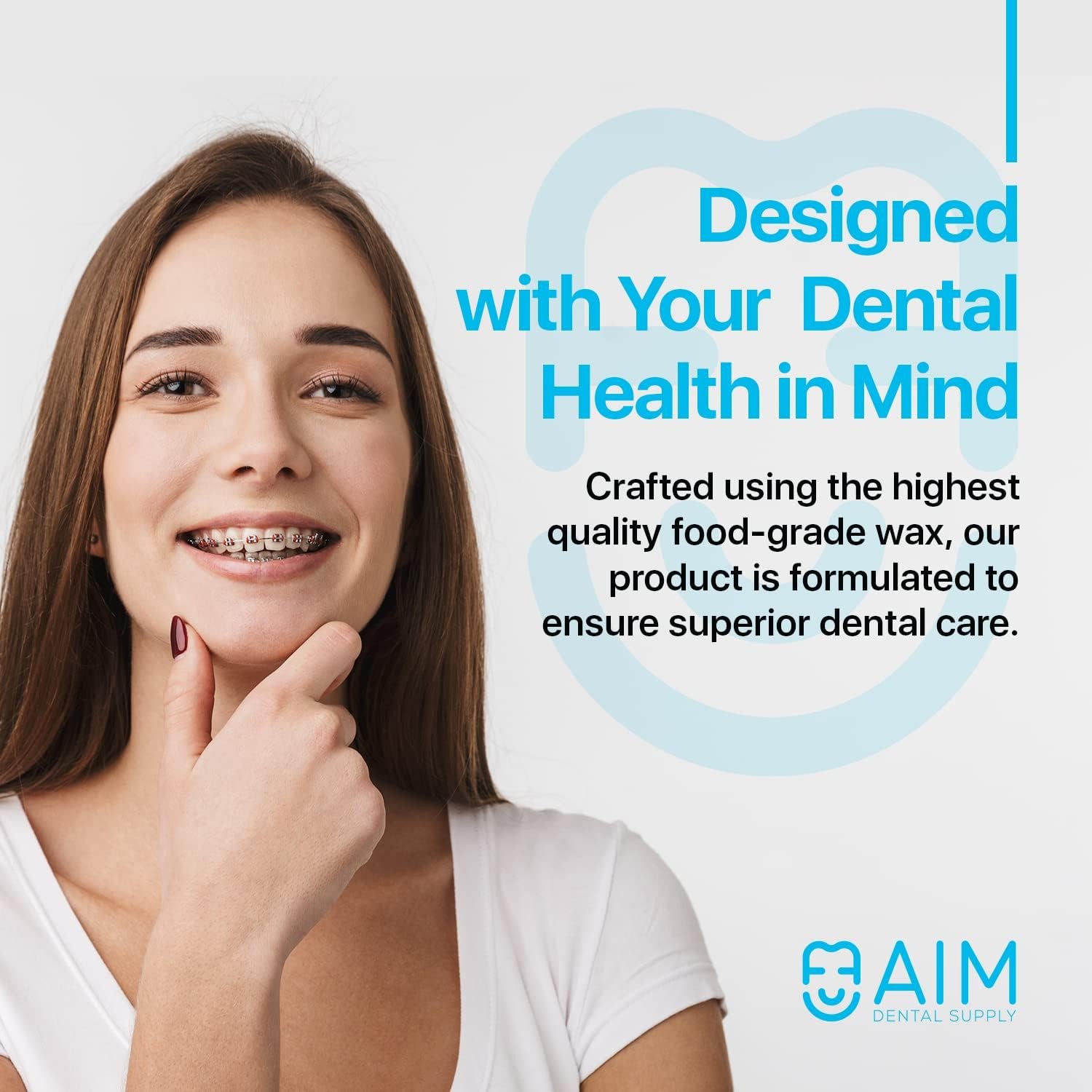 AIM Orthodontic Wax for Braces & Aligners – Dental Care Solution,…