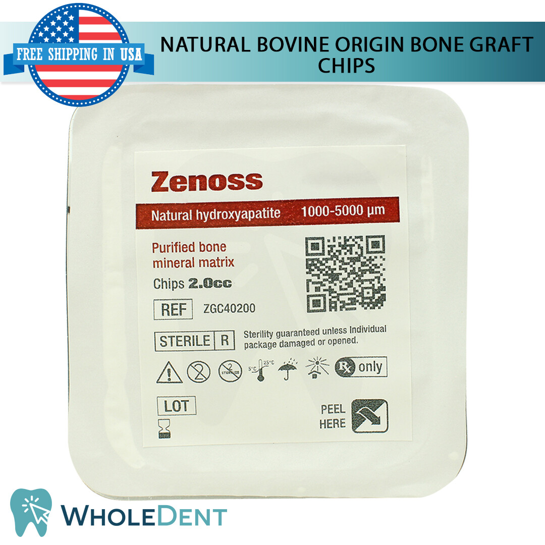 Natural Chips Bovine Origin Material Sterile Dental Biocompatible Substitute