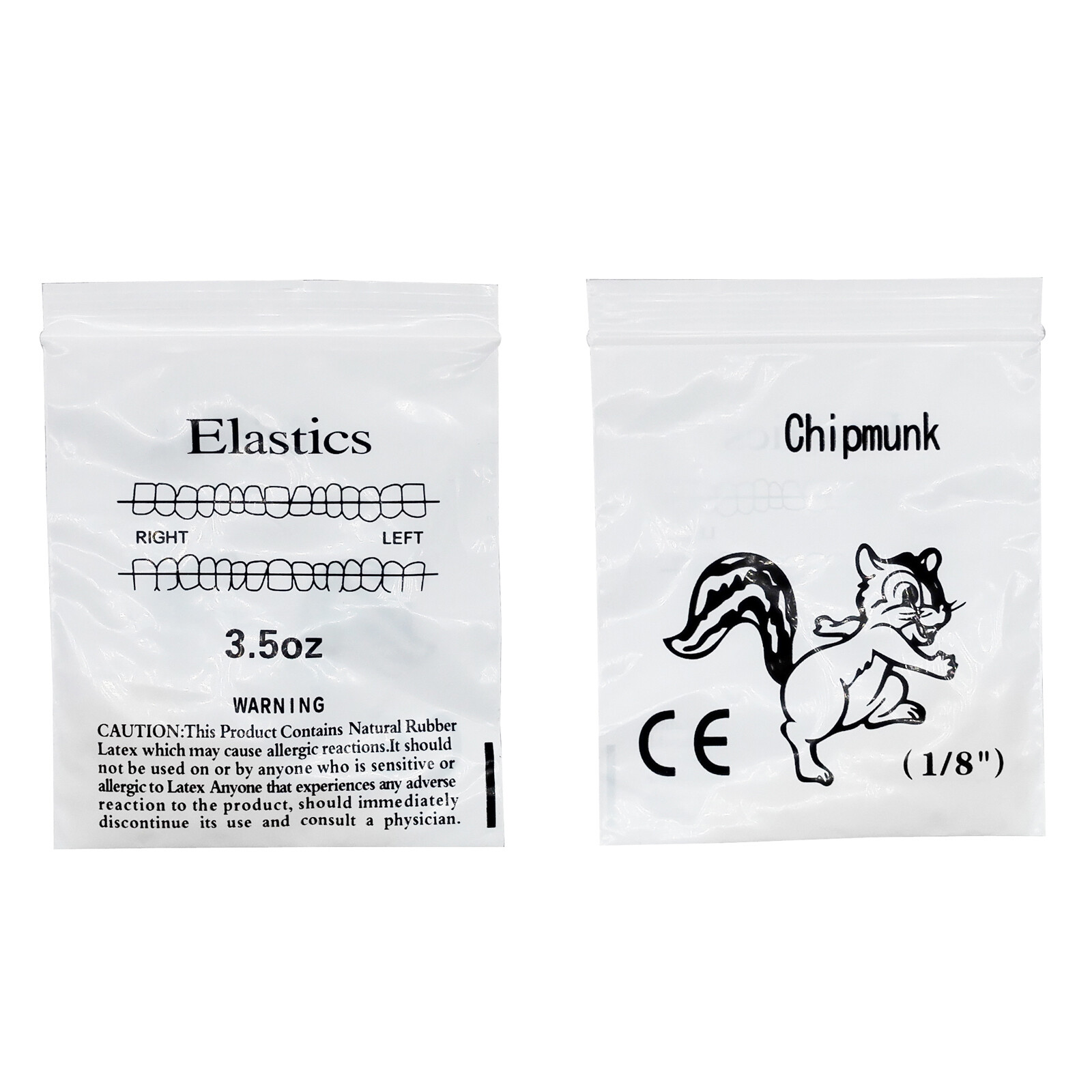 5000PCS/PK Dental Orthodontic Rubber Bands Circles Elastics Latex Braces All Typ