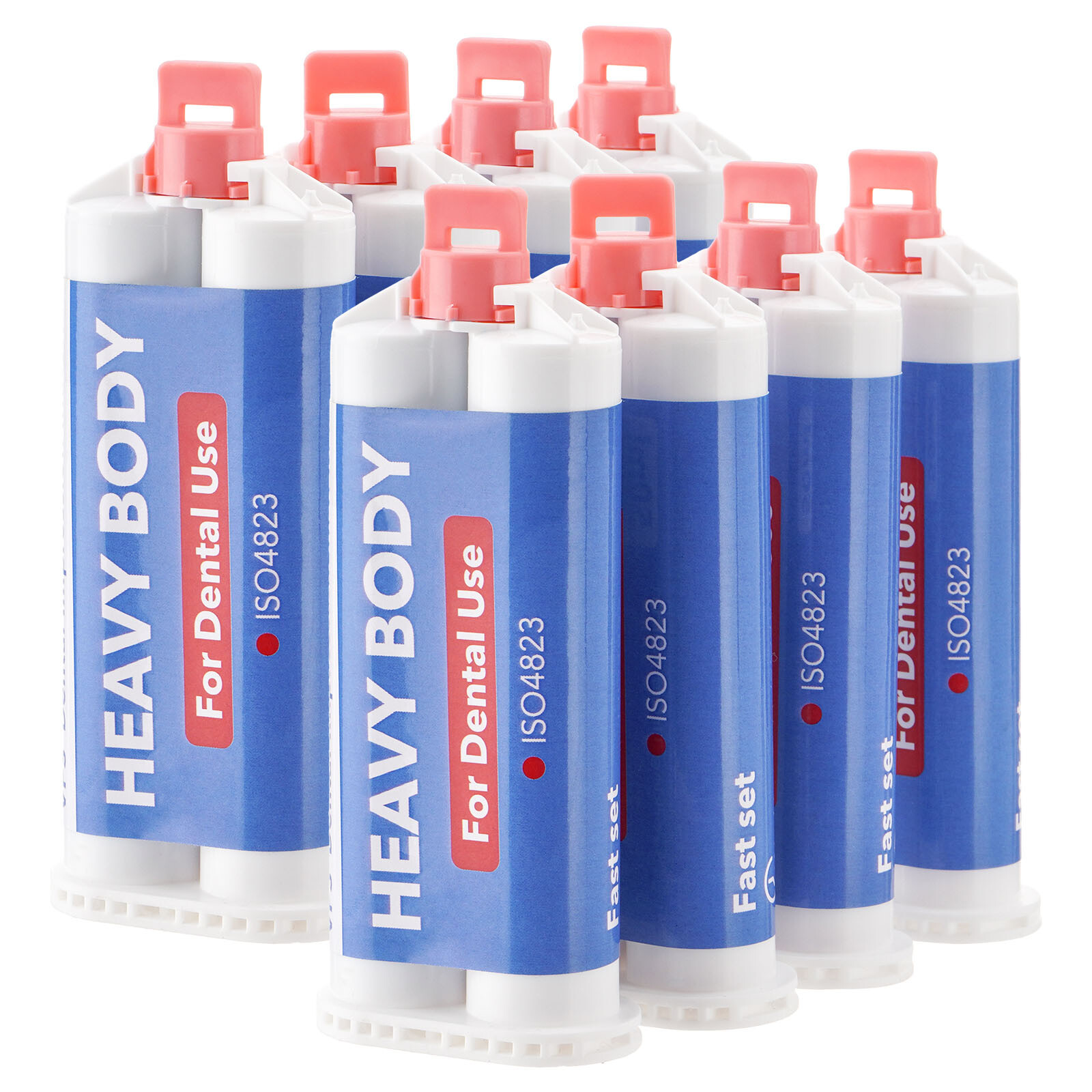 24Pcs Dental Impression Material Heavy Body Fast Rapid Set VPS 50 ml Cartridges