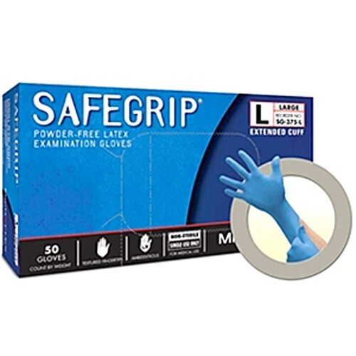 Microflex Safegrip Gloves, SG-375M, New (Full Case) Size MEDIUM