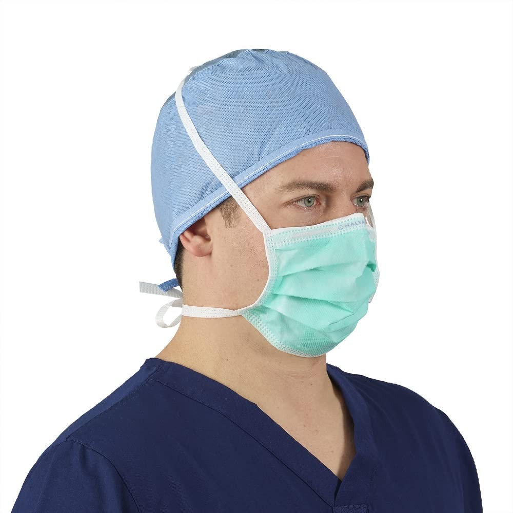 FLUIDSHIELD 1 Disposable w/Ties, w/SO SOFT Lining, Pleat-Style, Fog-, Green, …