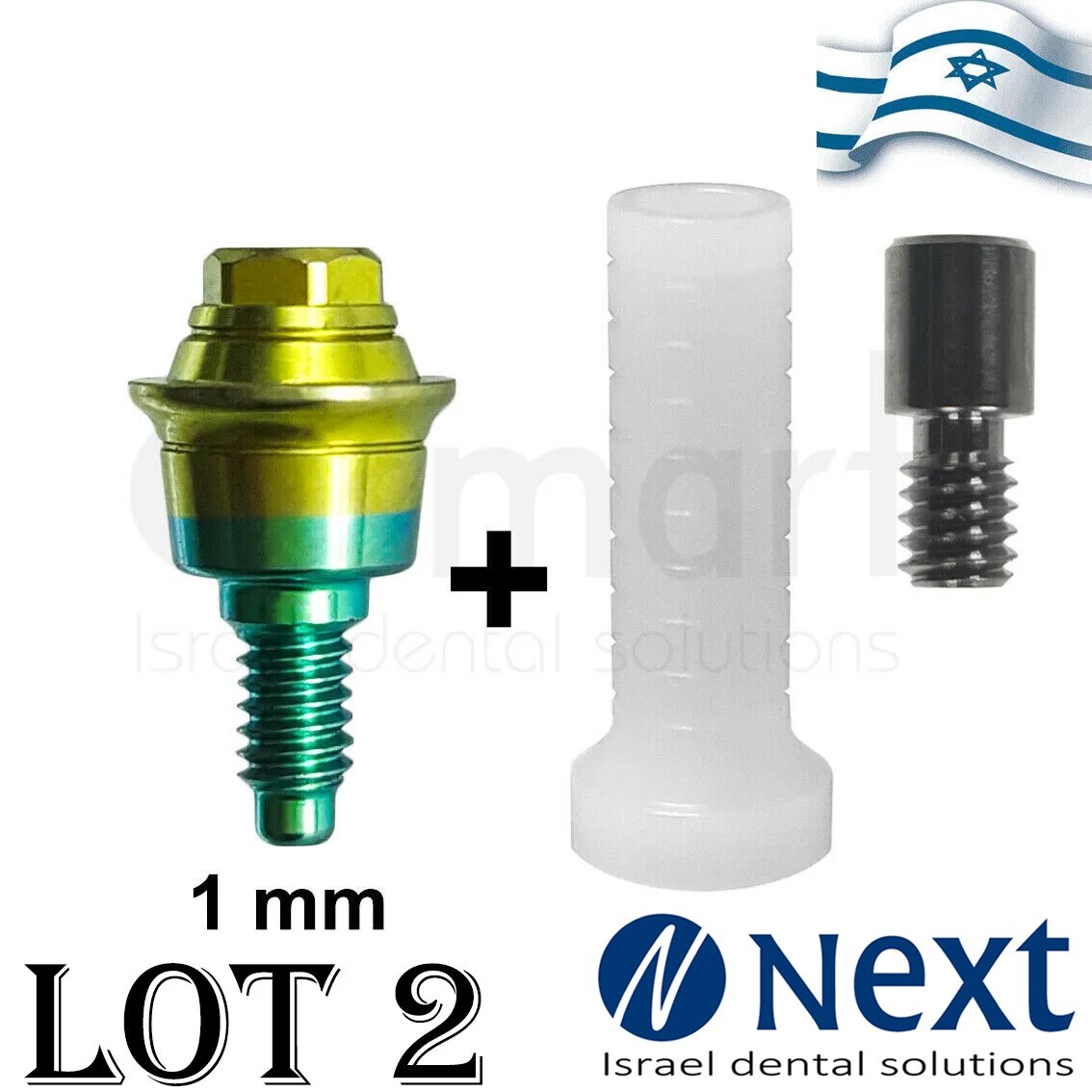 lotx2 MIS conical C1 WP Fit Straight Multi Unit Plastic sleeve 1m