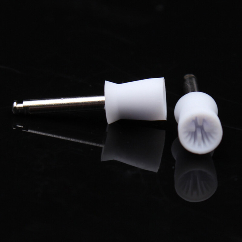 100pcs Dental Tooth Prophy Polishing Cups Latch Type Rubber Polish Polisher US