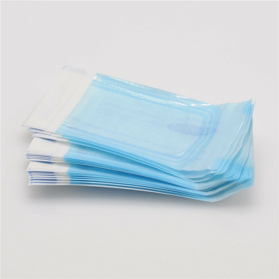 200 Pcs Autoclave Premium Sterilization Self-Sealing Pouch Bag Dental 6 Size Opt