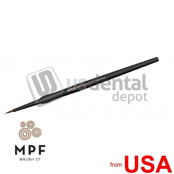 MPF BRUSH Classic Brush 1pc Size #2 Premium kolinsky sable brushtips. New 400003