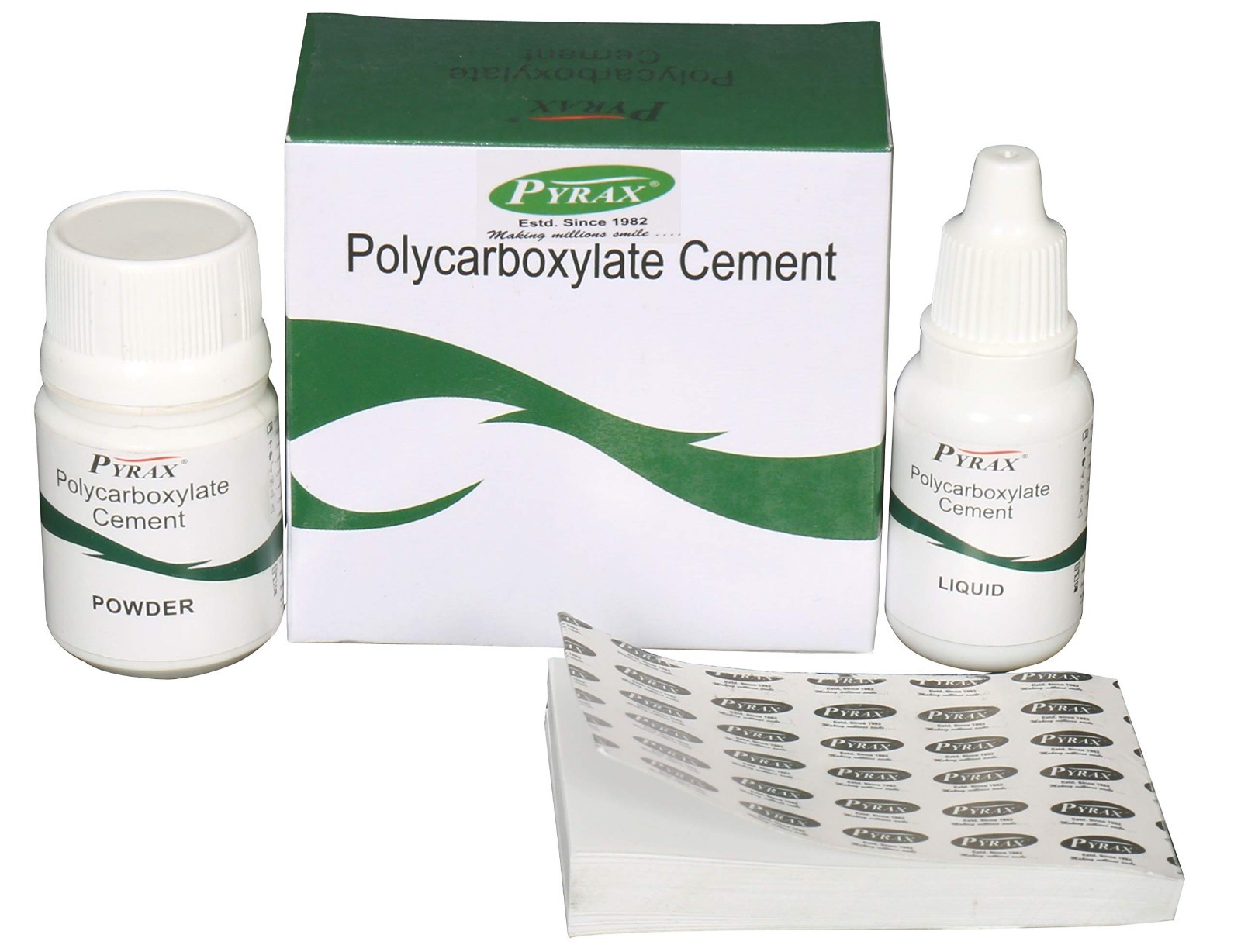 Pyrax Polycarboxylate Cement for Cementation of Crown & Bridge ( Free Ship )