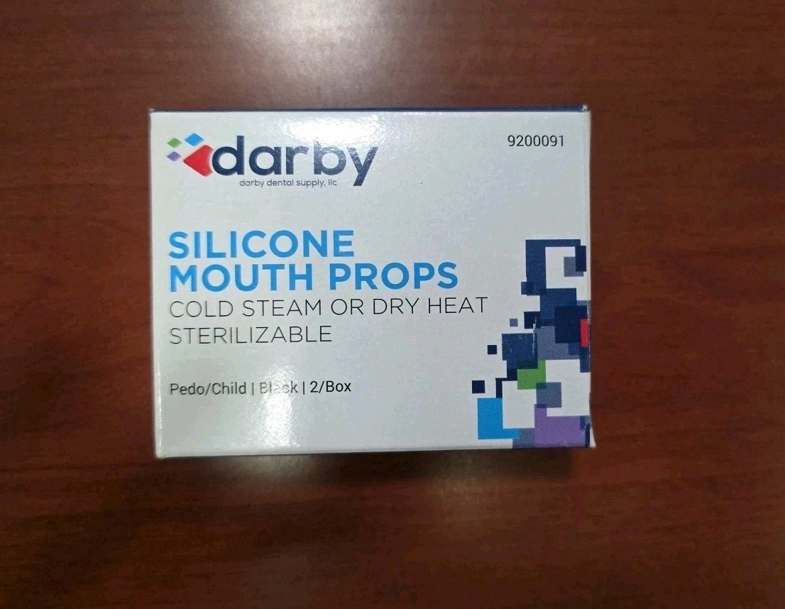 Darby Silicone Mouth Props Black (Small/Child) 2/Box