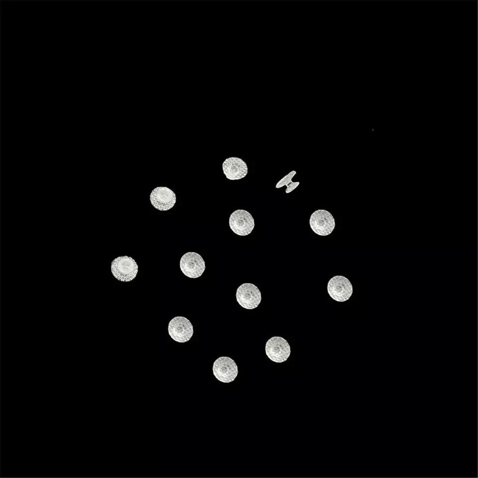Dental Lingual Button Ceramic Clear Invisable Retainer Aligner Bondable Round