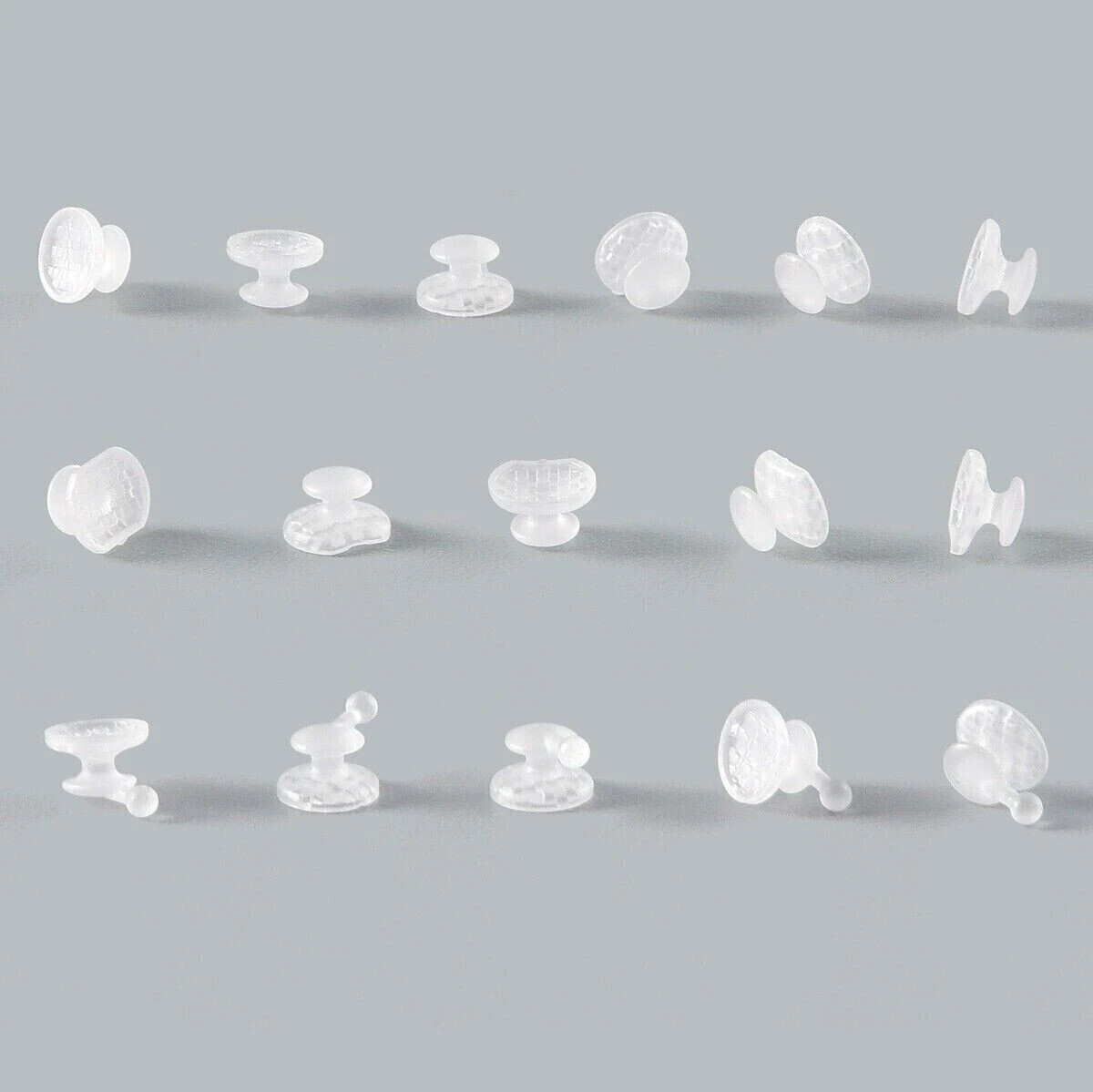 10 Pcs/Pack Dental Orthodontic Composite Ceramic Clear Lingual Button Bondable
