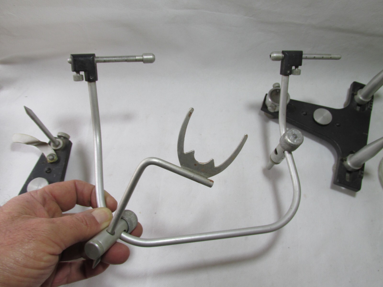 NICE USED SEMI ADJUSTABLE SPECIAL DENTAL ARTICULATOR «ESCUDO» MADE IN ARGENTINA