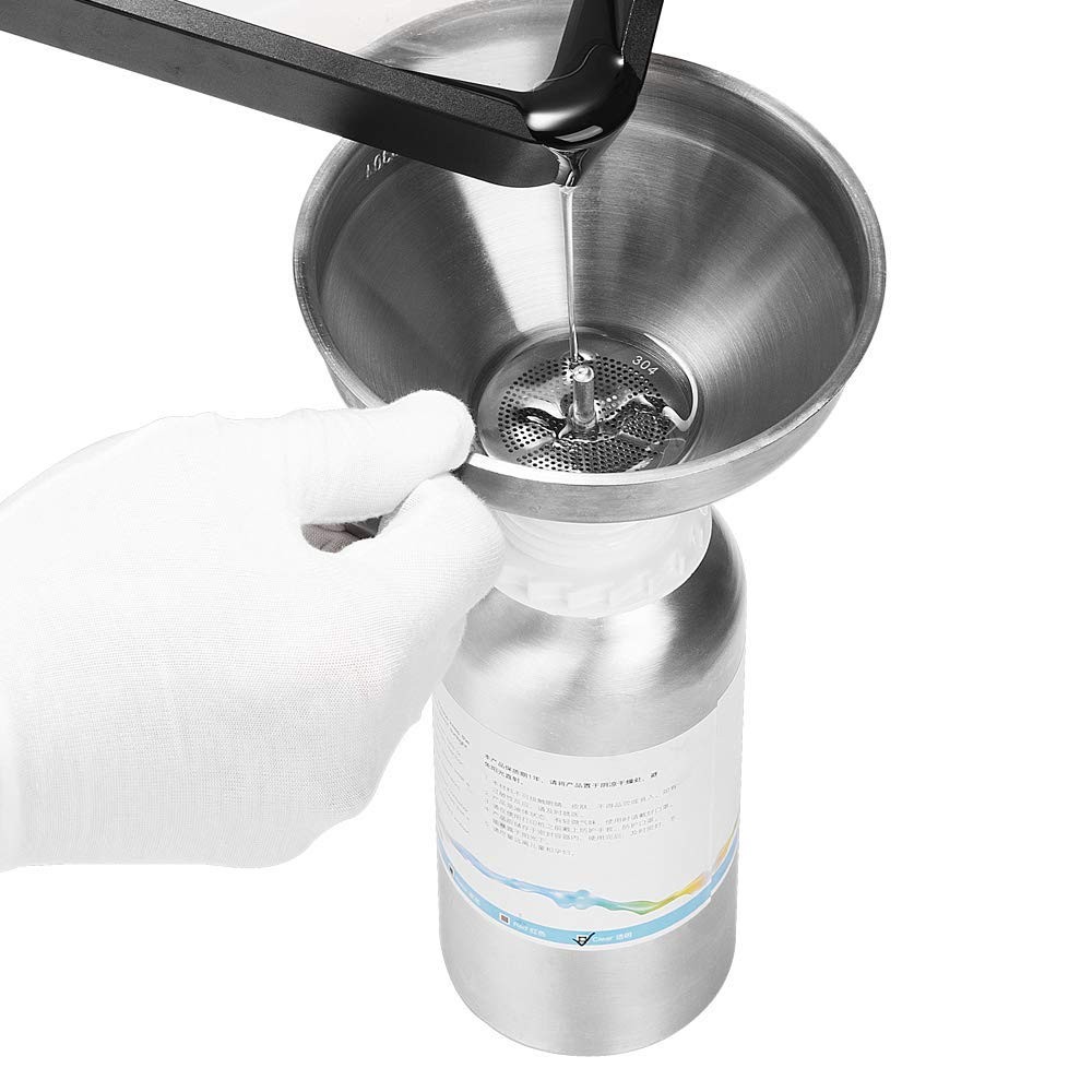 Sovol 3D Stainless Steel Funnel, Resin Funnel Filter Cup for silver