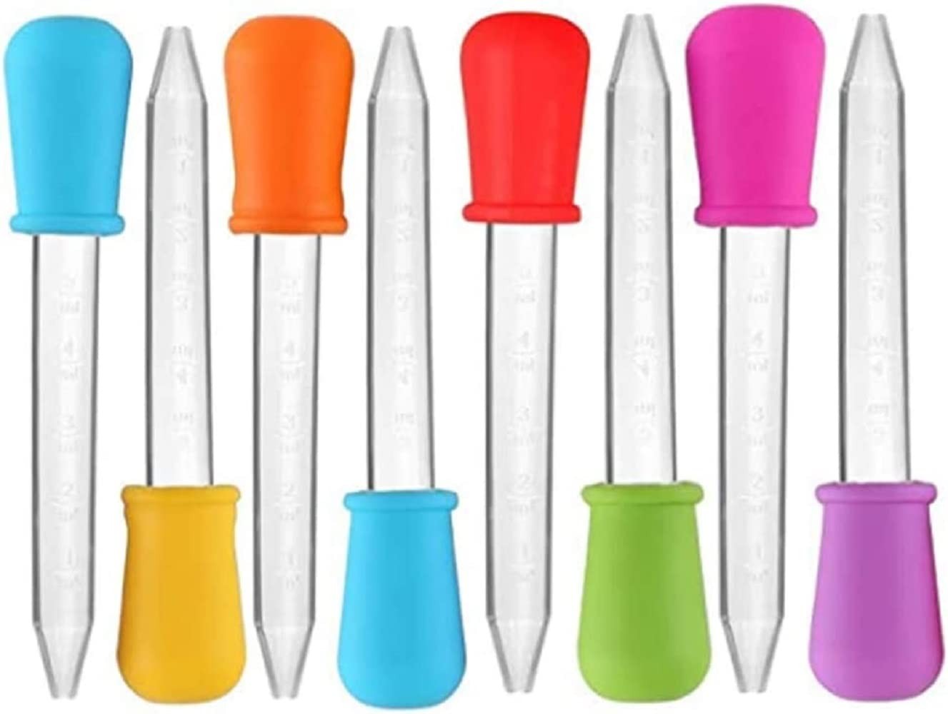 Yiasangly 5ml Liquid Droppers Clear Medicine Silicone 12cm/4.72inch, clear