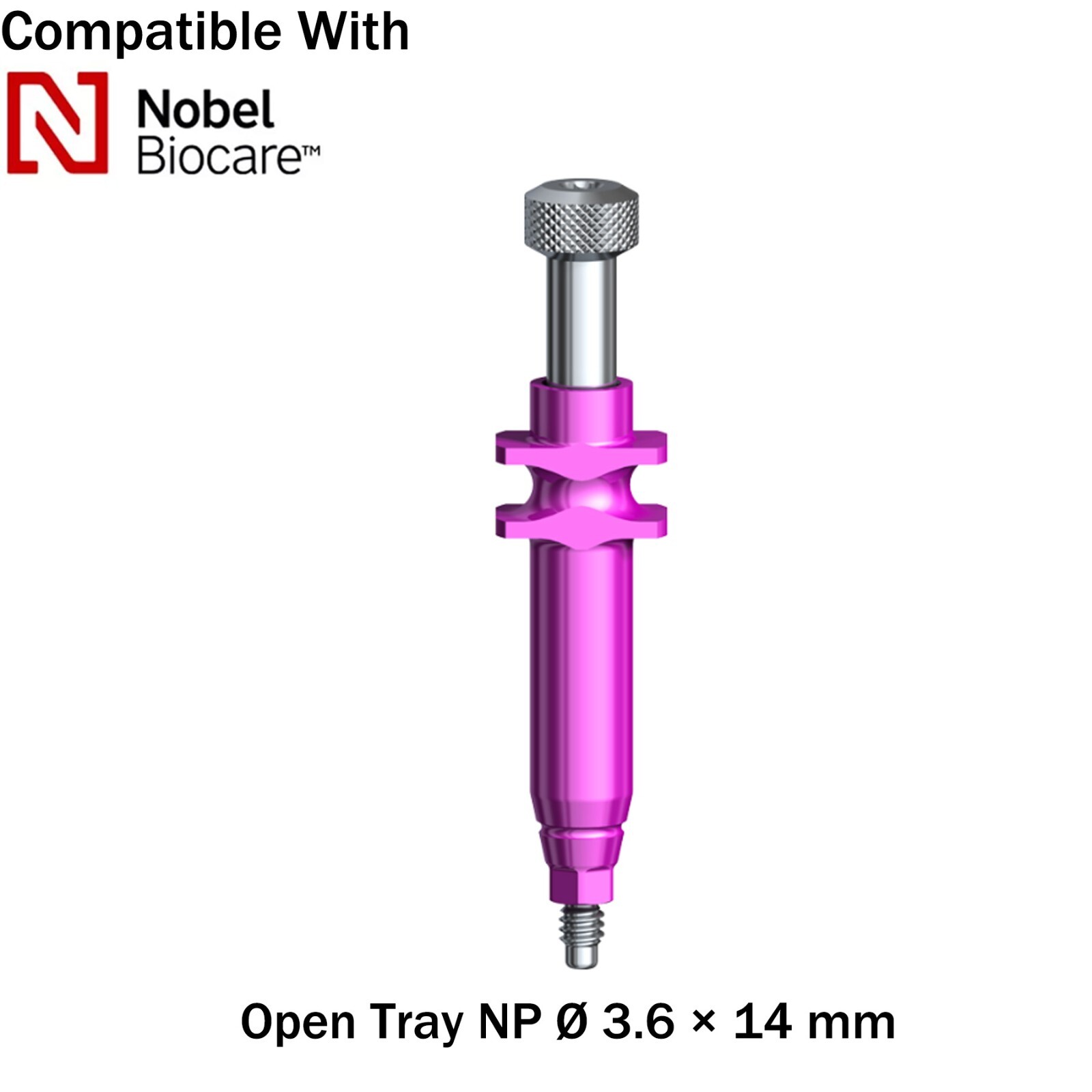 Dental fits Nobel Active Impression Transfer Coping Open Close Tray RP/NP Analog