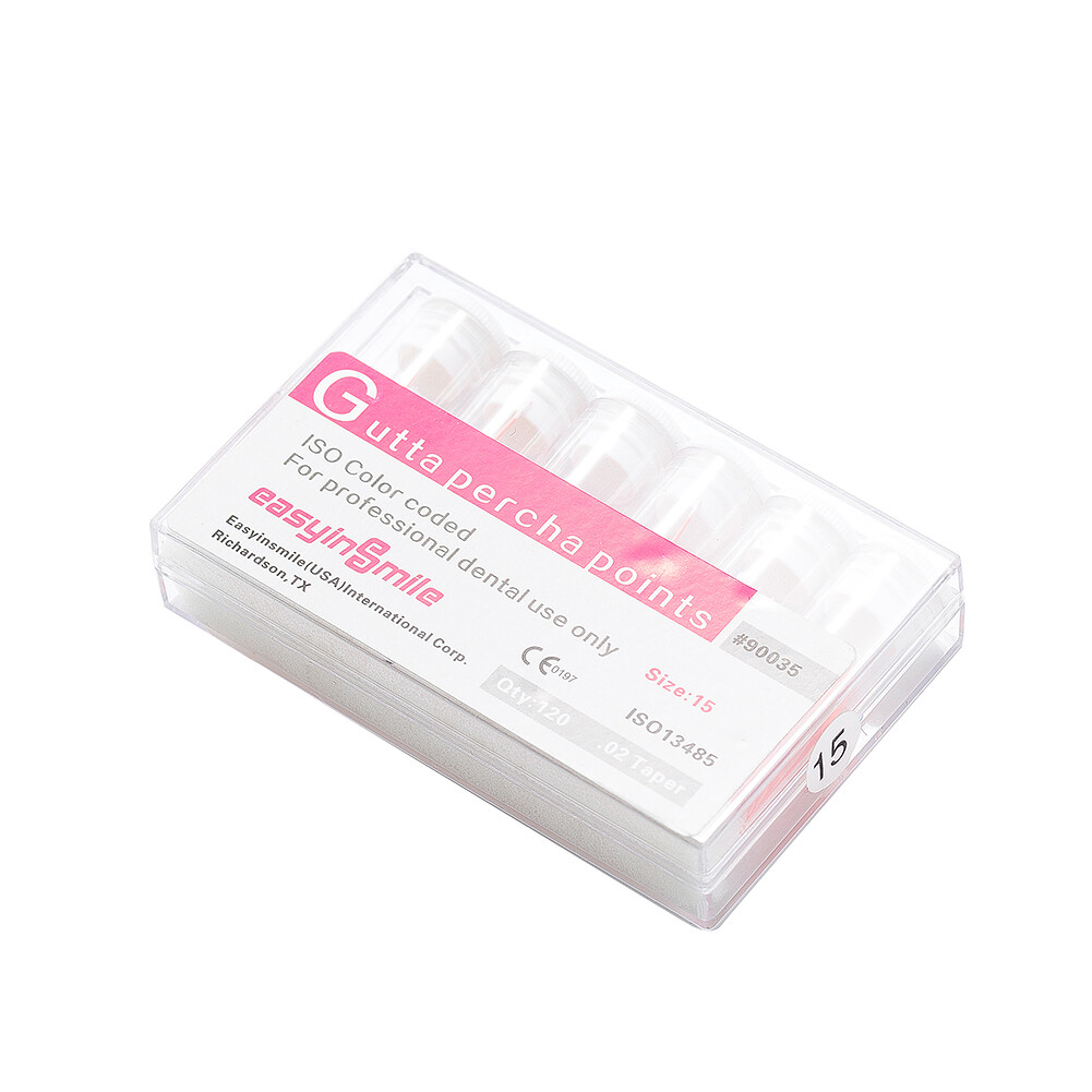 EASYINSMIL1Box Gutta Percha Points Endodontic .02/.04/.06 Taper For Dental Endo