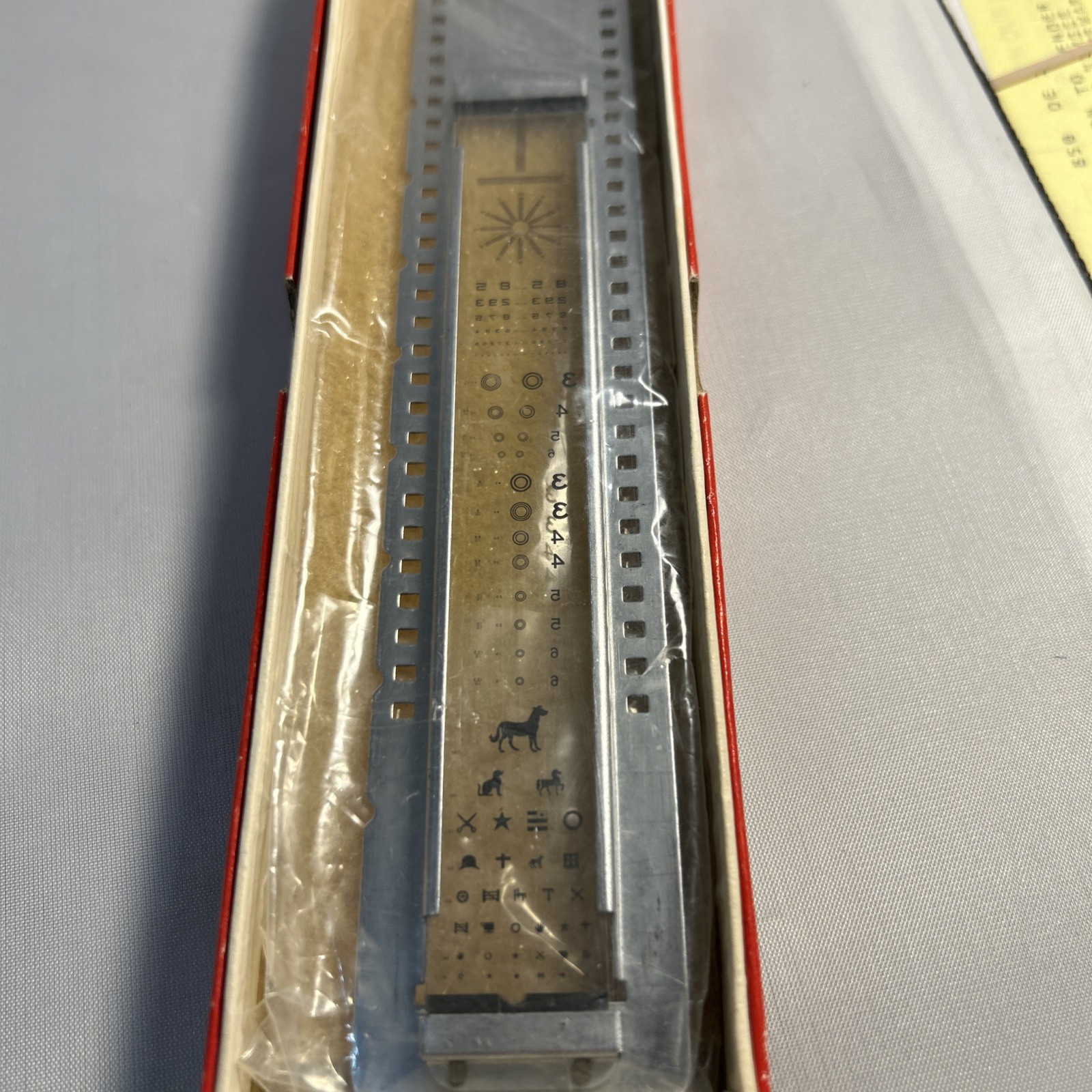 American Optical Project-O-Chart Slides 1 Adult (11076) And 1 Child (11077)