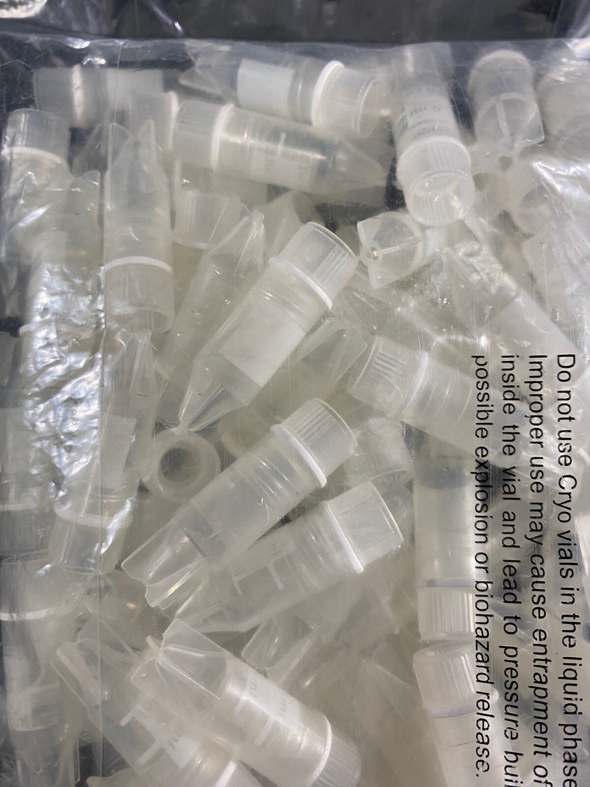 FISHERBRAND 1.2mL External/Internal Threaded Cryogenic Vials 12-567-500 (100/cs)