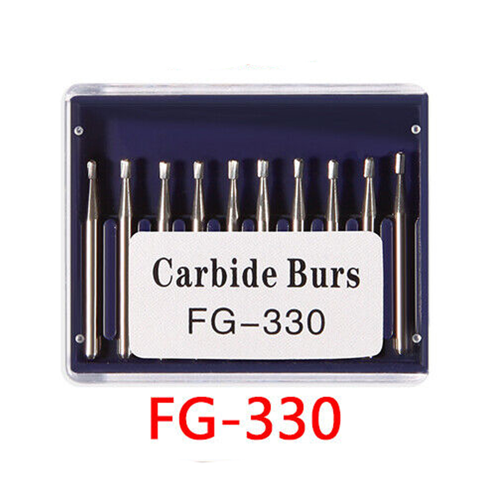1-10 Box Dental FG HP Tungsten Carbide Burs Round Type For High Speed Handpiece