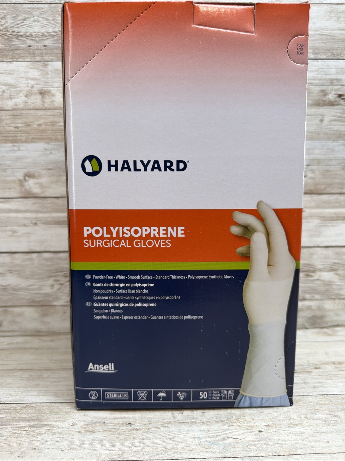 HALYARD Polyisoprene Surgical Gloves Sterile *200 pair* Size: 7 *See Date*7-25