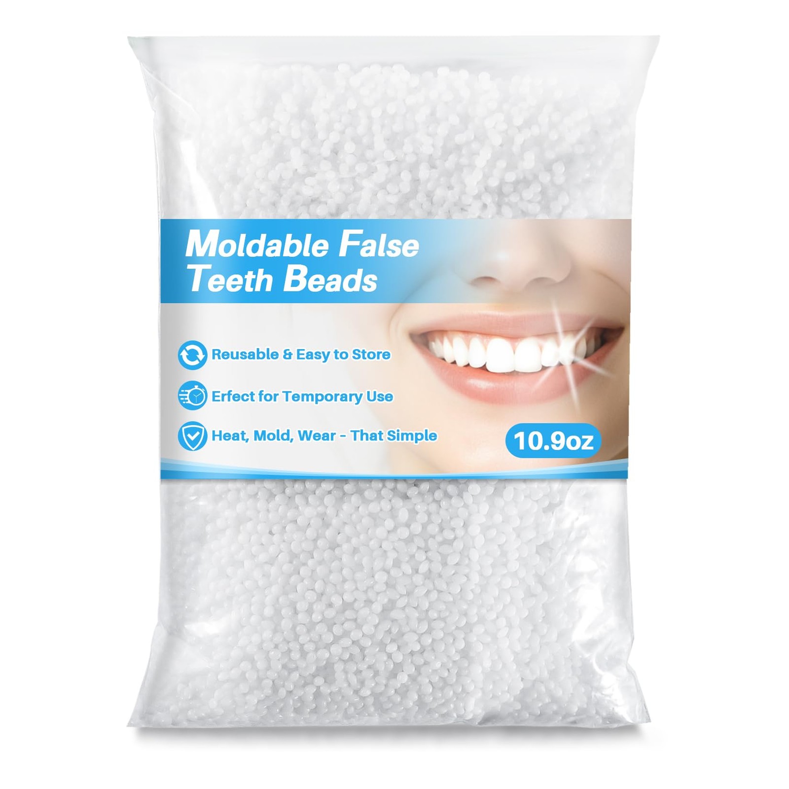 RAINFLOW 10.9oz Whiten Fitting Beads – Teeth Whitening 0.04 Ounce (Pack of 1)