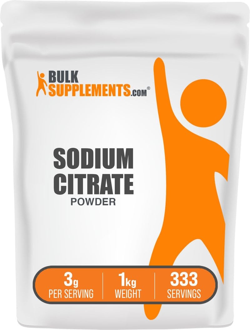 BulkSupplements.com Sodium Citrate Powder – 35.27 Ounce (Pack of 1)