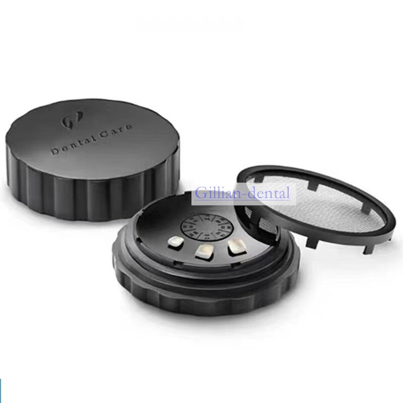 Veneer Pretreatment Patch Tooth Box Dental Veneers Denture Round Storage Box