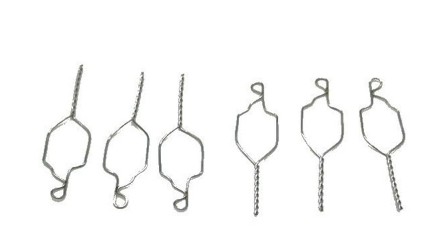 Dental Orthodontic Twisted Kobayashi Ligature Wires For Bracket 012 Short Weld
