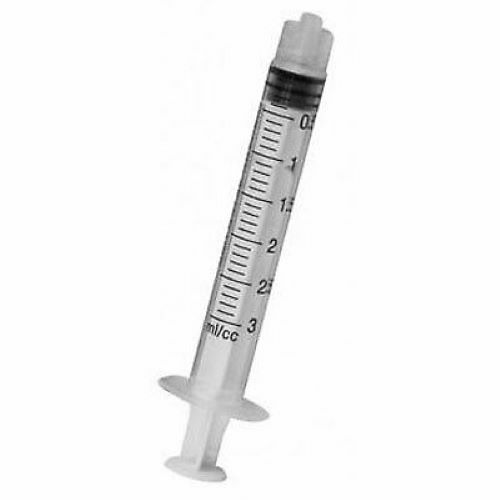 Luer Lock Endo Irrigation Syringes 3cc Non-Sterile 100/Box
