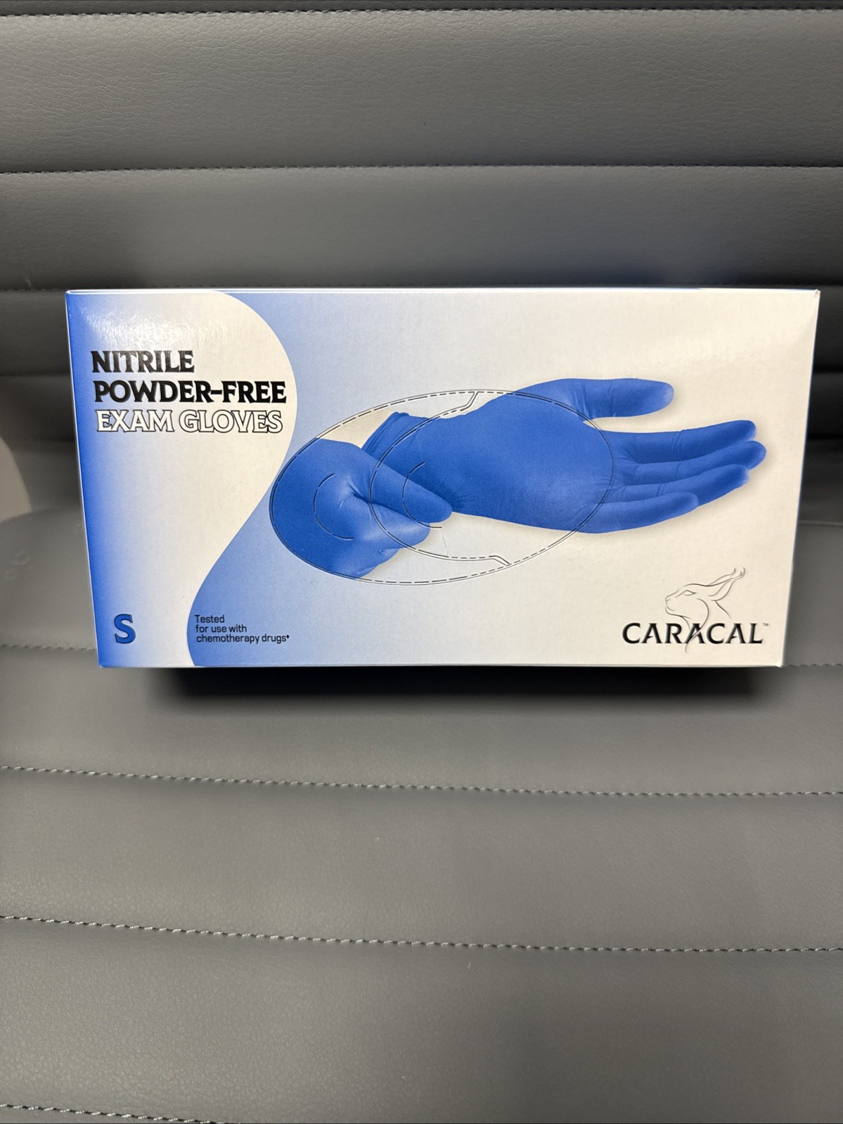 Nitrile Powder-Free Exam Gloves Blue Size Small Case/10 box/250 Gloves=2500 Glov