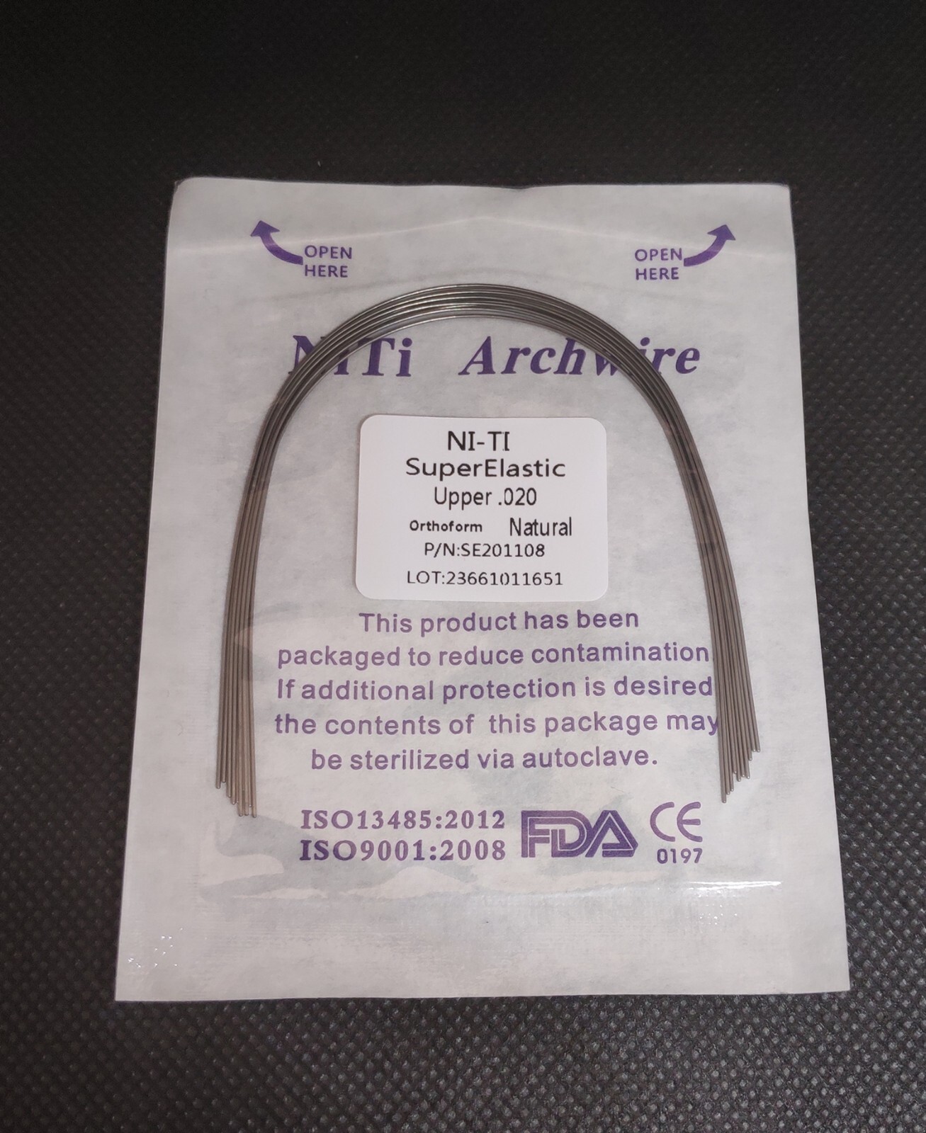 10Pcs Dental Ortho Heat Thermal Activated/Super Niti/Stainless Steel Arch Wires