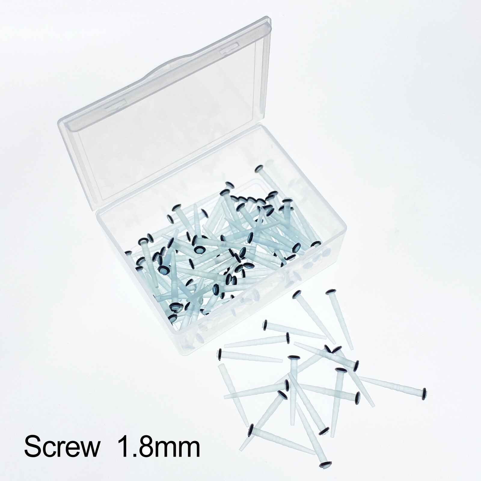 Dental Endo Quartz Fiber Post Straight Screw Thread Posts 1.0 1.2 1.4 1.6 1.8mm