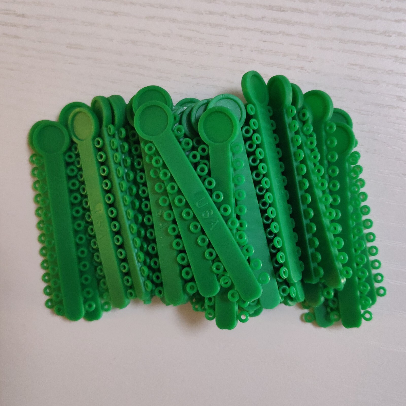 5Packs 5040 Pcs Dental Orthodontic Ligature Ties Elastic Rubber Bands 38 Colors
