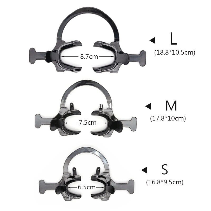 C Shape Dental Orthodontic Mouth Opener Intraoral Lip Cheek Retractor W Handle