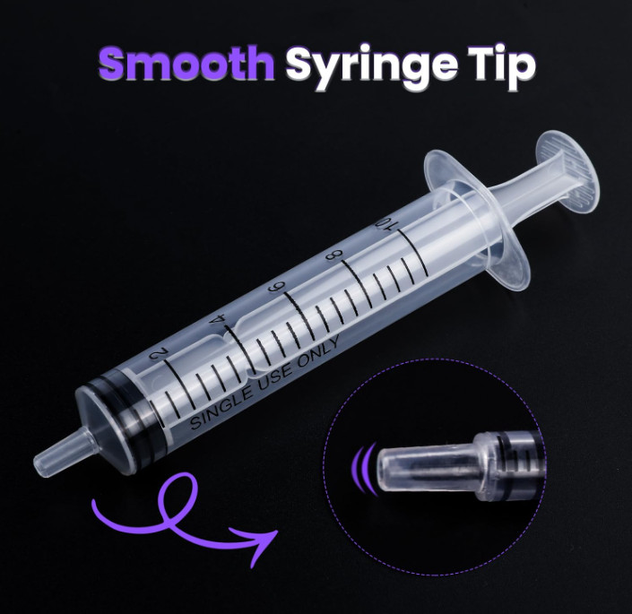 Plastic Syringes without needles 10ml Syringe 24 Pack