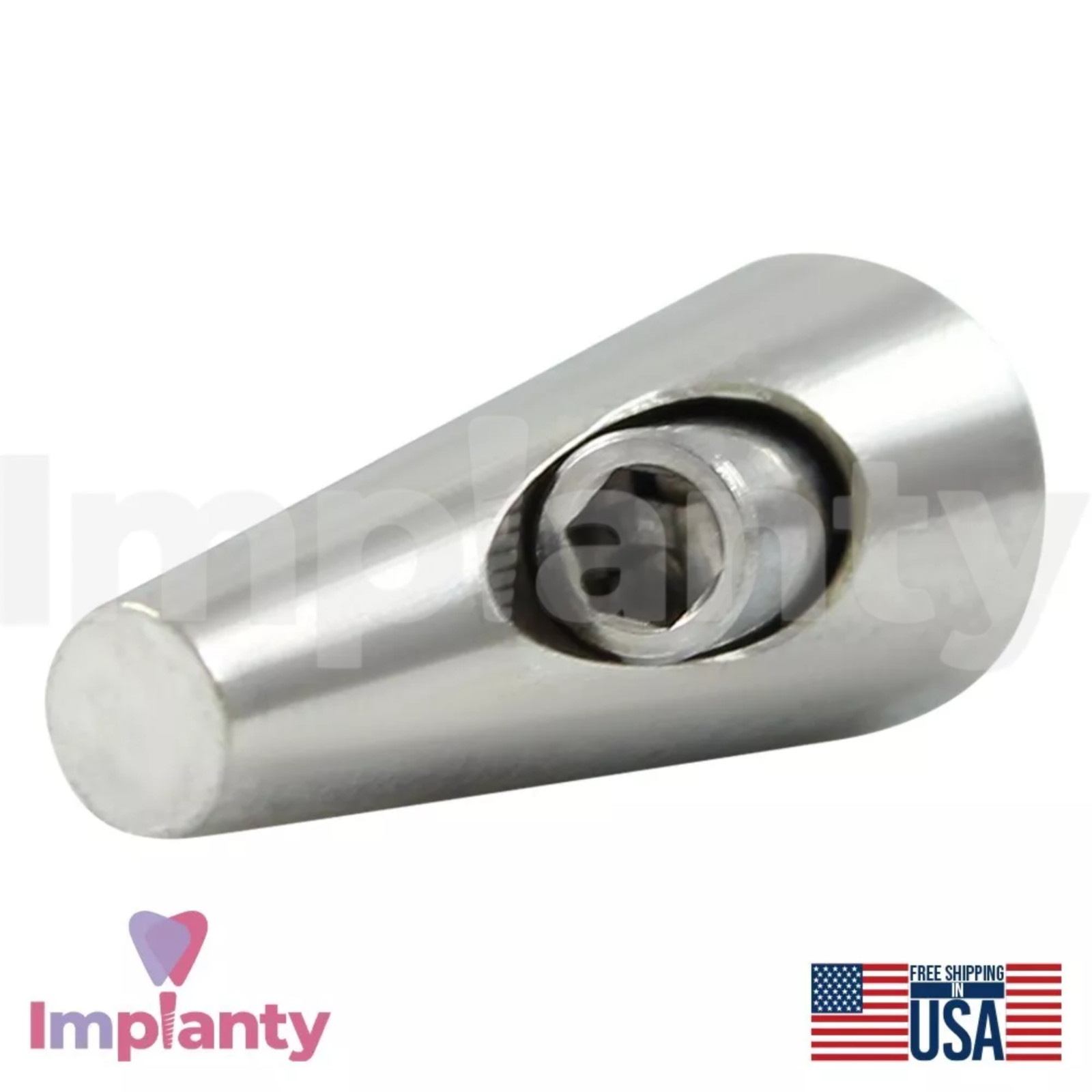10x GDT Angulated Dental Prosthetic 25° Titanium Ø4.5mm Diameter Int Hex 2.42mm