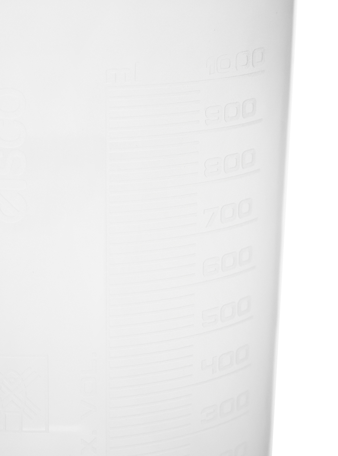 Plastic Beaker, 1000ml – Polypropylene – Raised Graduations – Eisco Labs
