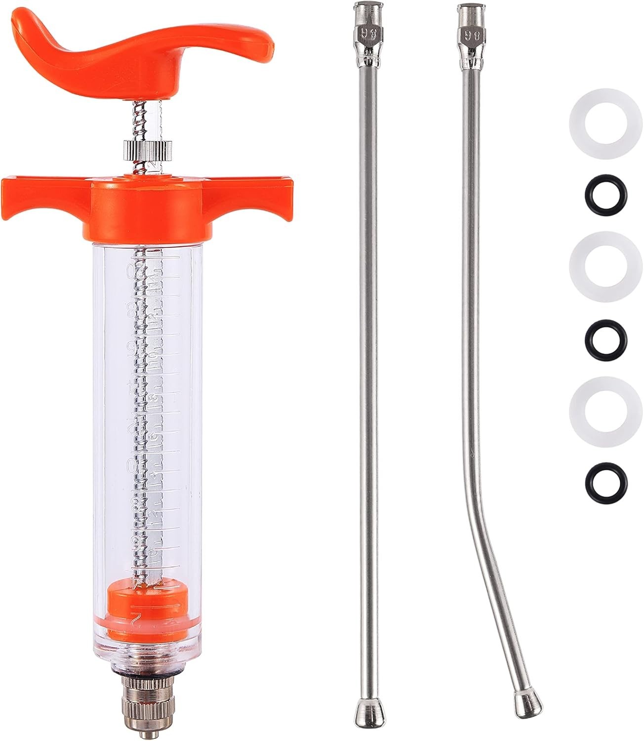 20ml Veterinary Drenching Syringe – Adjustable Dosage with 2 Nozzles for All …