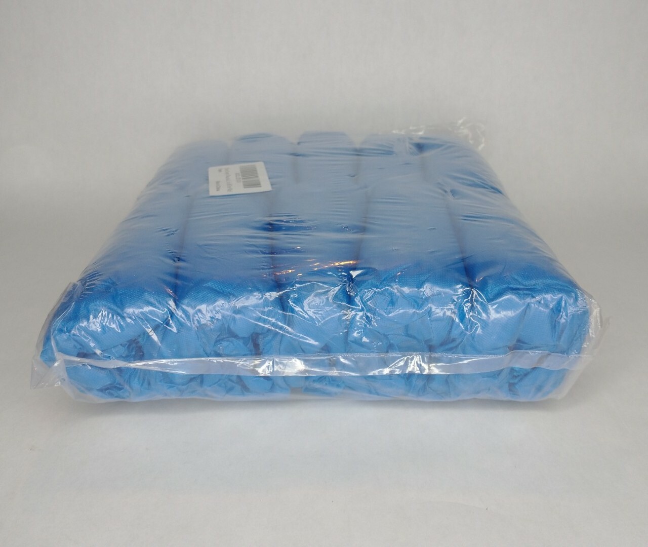 Blue Plastic Disposable Shoe Covers One Size Fits All