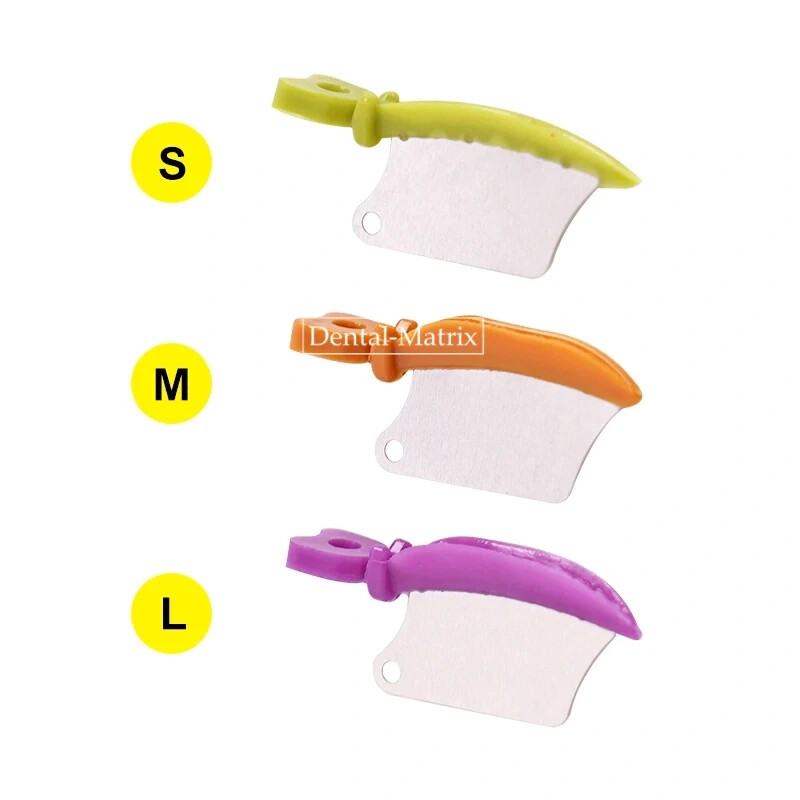 50x Dental Diastema Wedges Matrix Fender Wedges Prep Interproximal Guard L/M/S