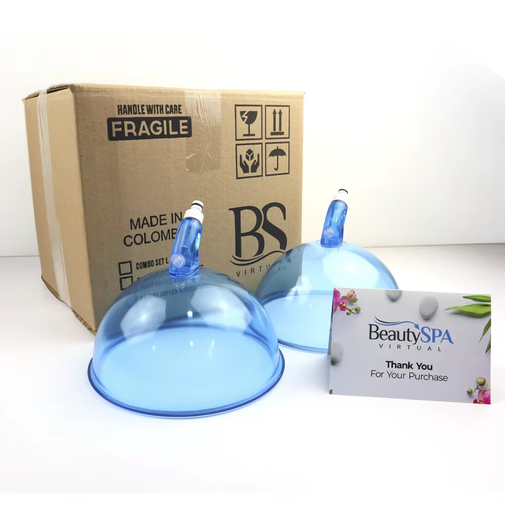 Vacuumtherapy Combo L + XL Cups Accessories Colombian Lifting Suction Cups Machi