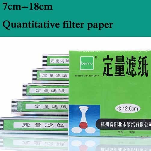 Solutions glassware Lab quantification 100pcs Chemistry Filtration Filter paper