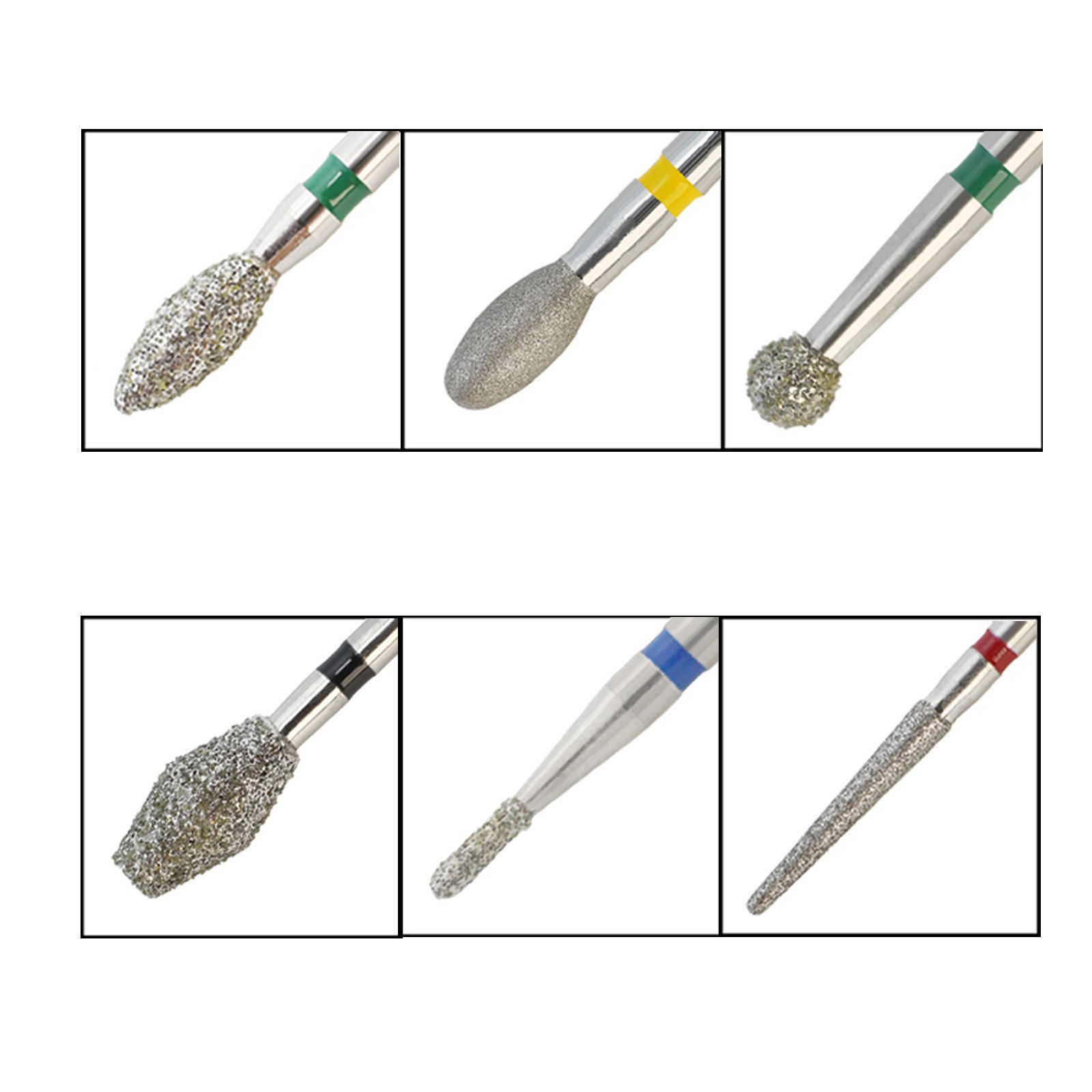 Dental Diamond Burs FG Round Ball Taper Bur 368 801 850 856 Long Surgical Burr