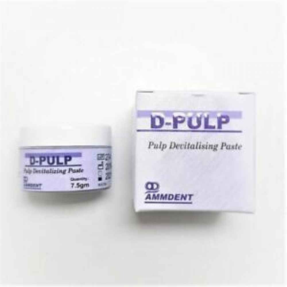 D-Pulp Dental Pulp Devitaliser Paste Jar of 7.5gm by Ammdent (Fast Ship).