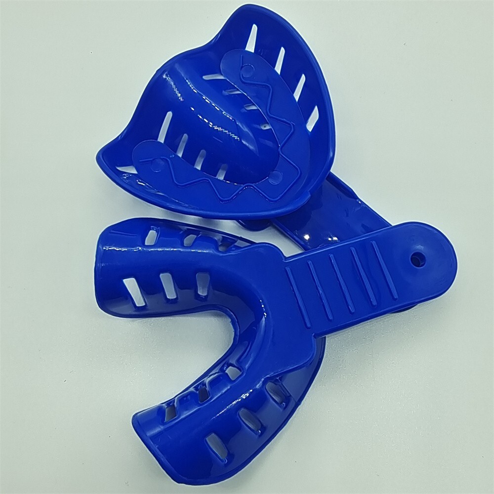 24 Pcs Plastic Autoclavable Dental Impression Trays Sizes L/M/S Adult Child U/L
