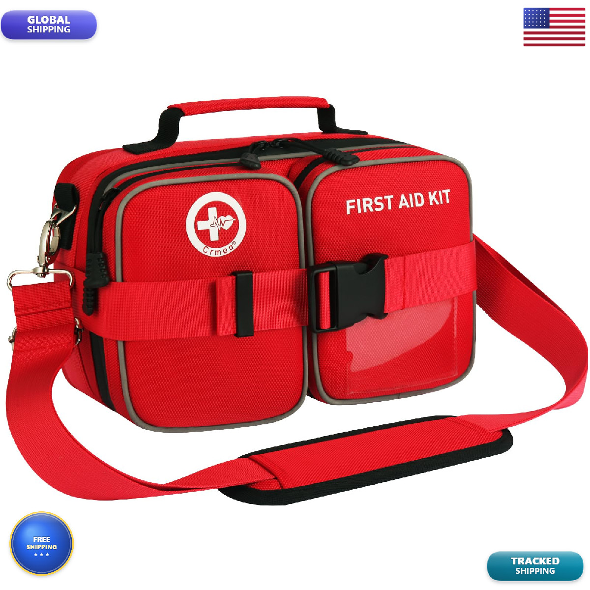 Crmea 516 Piece First Aid Kit For Car Fsa Eligible Hsa –