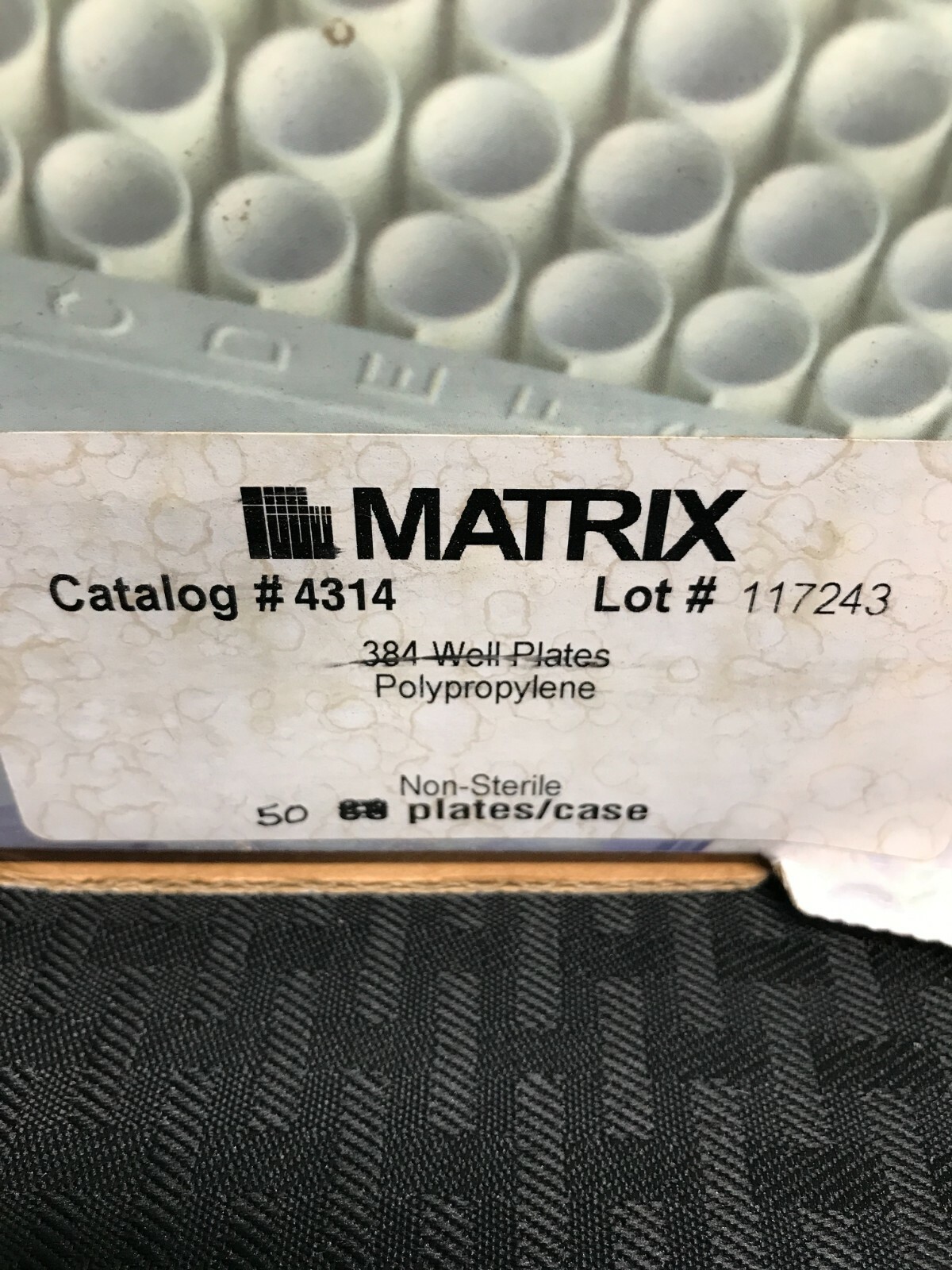 (50) Matrix ScreenMates 384-Well Polypropylene Storage Plates 145uL Non-Sterile